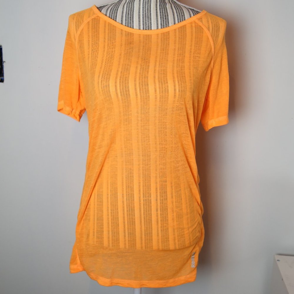 Reebok Neon Orange Backless Active Top